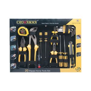 TOOLS SET 20PCS BASIC HAND TOOL CROWNMAN TOOLS SET 20PCS BASIC HAND TOOL CROWNMAN